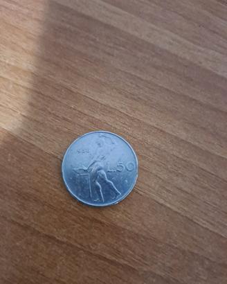 50 lire italiane 1956