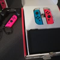 Nintendo Switch Oled +2 JoyCon + 2 controller