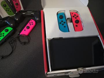 Nintendo Switch Oled +2 JoyCon + 2 controller