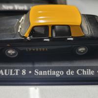 Renault 8 taxi 1965 modellino