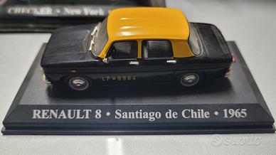 Renault 8 taxi 1965 modellino