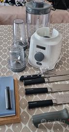 FrullatoreTritatuttoSmoothie650W+Coltelli Sambonet