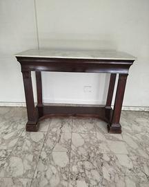 Consolle 800" siciliano mogano .