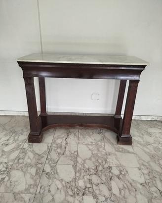 Consolle 800" siciliano mogano .