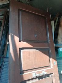 Portone castagno massello blindato