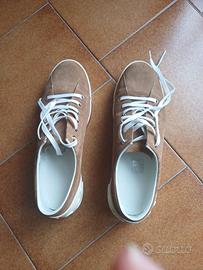 Sneakers Gucci originali in suede cammello