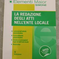 La redazione degli atti nell'ente locale