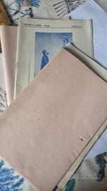 2 lotti di calendario e rivista 1954