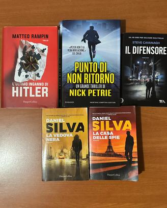 Lotto libri thriller vari