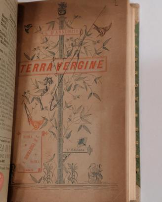 Lotto Gabriele D'Annunzio Terra Vergine più altri