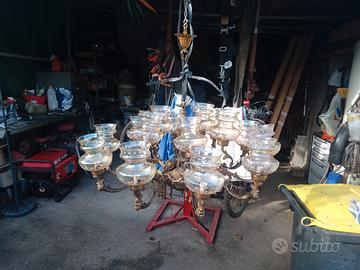 Lampadario D'epoca altissimo valore fatto a mano