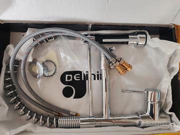 Miscellatore  lavello a molla con doccetta 