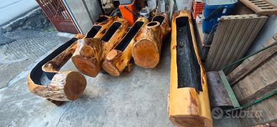 fioriere in legno di cedro 