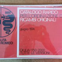 Catalogo Alfa romeo 1974