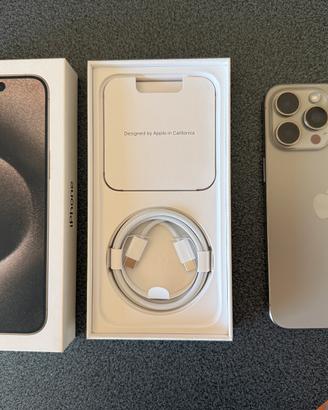 iphone 15 pro max 256gb titanio naturale