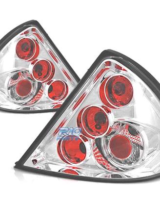 FANALI PER FORD MONDEO MK3 00-07 FONDO CROMATO