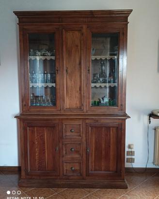 Credenza con vetrina per salotto