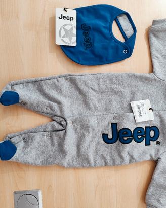 Tutina neonato jeep