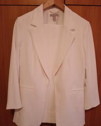 Completo tailleur bianco tg S H&M