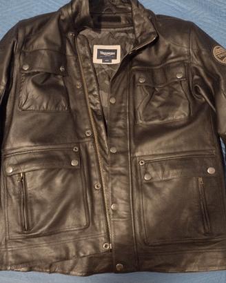 Giacca pelle Triumph  usata...forse  10 volte 