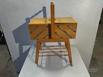 Scatola porta cucito anni 60/70