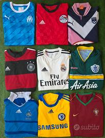 9 maglie da calcio originali di squadre t shirt