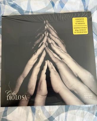 Vinile geolier “ dio lo sa” autografato