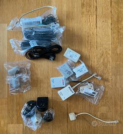 Cavetteria e adattatori adsl e telefono
