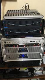 impianto professionale da ben 500 watts a canale