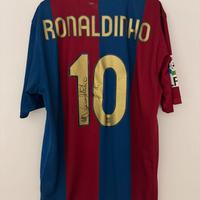 Maglia da calcio originale autografata