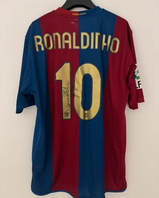 Maglia da calcio originale autografata