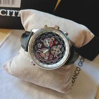 Orologio Citizen eco drive world time nero e rosso