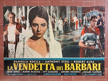La Vendetta Dei Barbari 1960 Poster Originale Josè