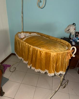 Culla in ferro battuto pieno