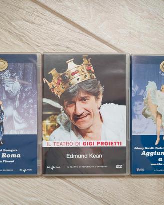 3 magnifici DVD di teatro e musical italiano