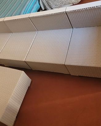 divano polyrattan 