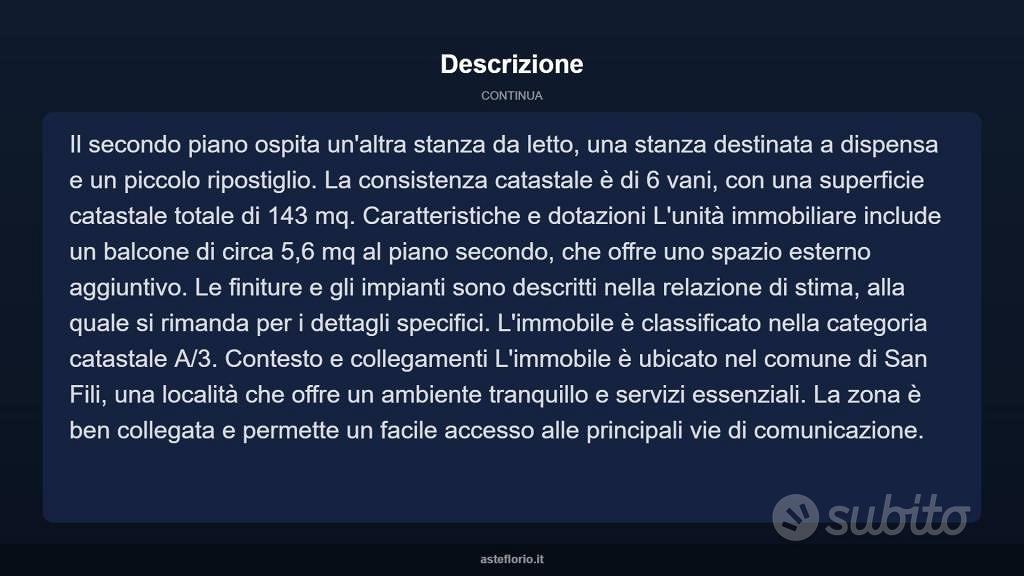 Appartamento – CS - Vista 4