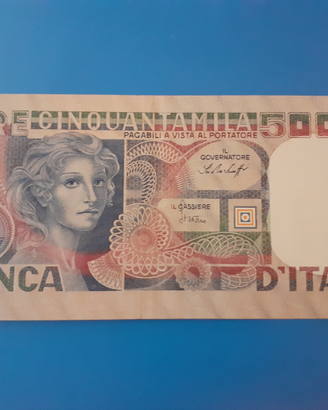 Banconota 50000 lire 3 decreti Giugno 78 qFDS