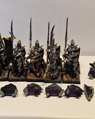 Reggimento Lancieri Elfi Oscuri Warhammer