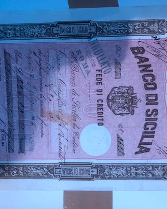 Titolo azionario vintage