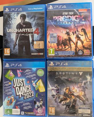 4 giochi PS4