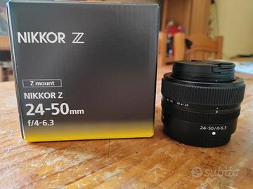 Nikon z 24 50 f4-6.3 (garanzia nital 4 anni)
