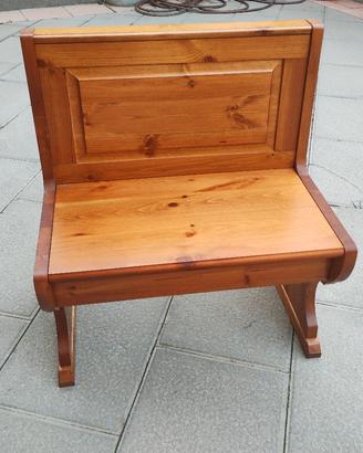 Panca il legno pino massello