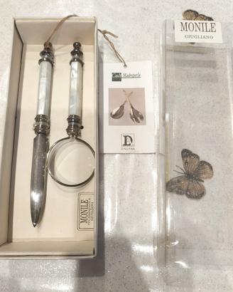 Set tagliacarte e lente d'ingrandimento 
