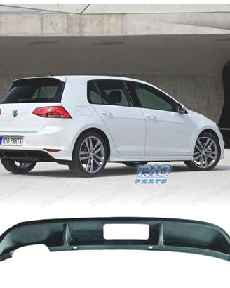 DIFFUSORE PER VOLKSWAGEN VW GOLF 7 12-17 GTD LINE 