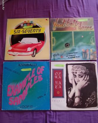 4 dischi Electronic, Rock, Latin...