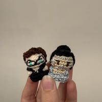Amigurumi Benedict e Sophie - Bridgerton