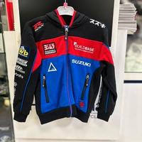 FELPA CON ZIP SUZUKI BAMBINI TG. 3-4 ANNI