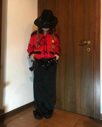 Vestito carnevale cow-girl