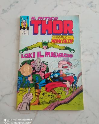 Thor corno n. 19 con medalcalcio
